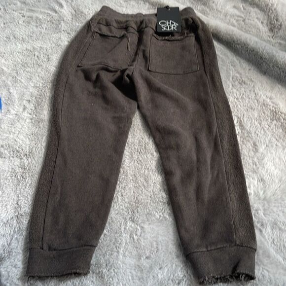 NWT CHASER boys grey distressed, joggers/sweatpants size 6 - Picture 7 of 9